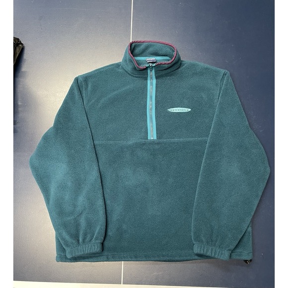 swingster Other - Vintage Swingster Teal Fleece 1/4 Zip Pullover L DeKuyper